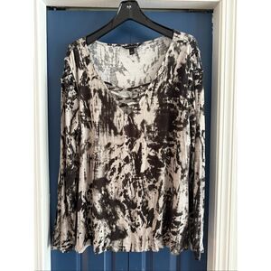 Rock & Republic Tie Dye Long Sleeve Top Size XL